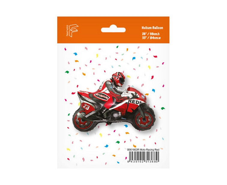 Balon Fioletowy 24" FX "Motor" czerwony, pakowany GoDan